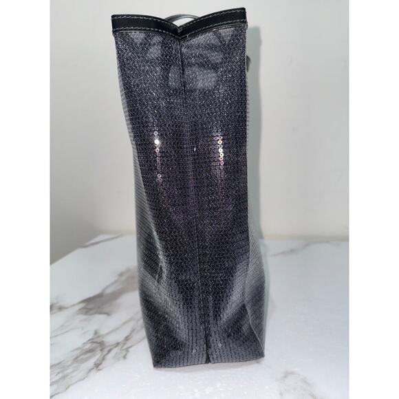 Prada Mesh Logo Tote Set in Black - Picture 7 of 7